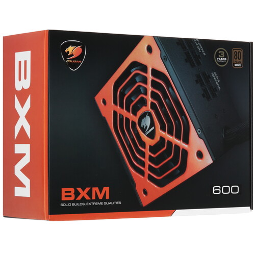 Купить Блок питания Cougar BXM 600  5601971. Характеристики, отзывы и цены в Донецке