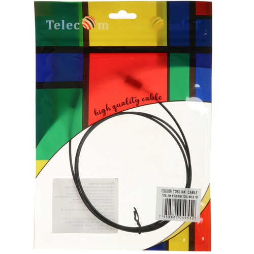 Купить Кабель оптический  Telecom ODT Toslink - mini Toslink черный  9172268. Характеристики, отзывы и цены в Донецке