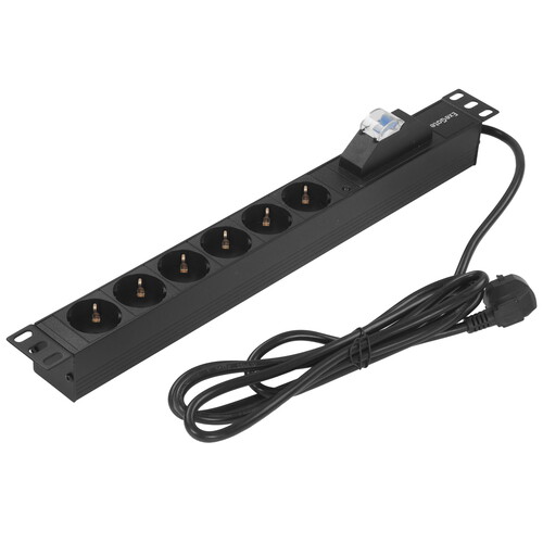 Купить Блок розеток ExeGate ServerPro PDU-19H610 Al-6S-EU2.5CU-1P  8184994. Характеристики, отзывы и цены в Донецке