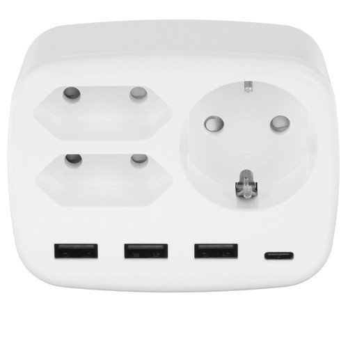 Купить Разветвитель Navigator NAD-USB03-1E+2X-WH белый  9346438. Характеристики, отзывы и цены в Донецке