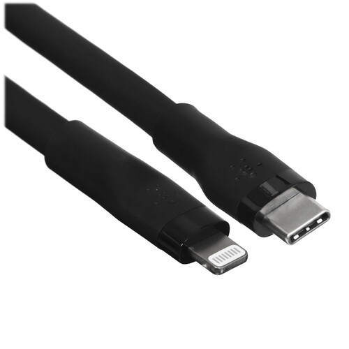 Купить Кабель круглый Belkin Lightning 8-pin - USB Type-C черный 3 м  5605597. Характеристики, отзывы и цены в Донецке