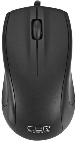 Купить Мышь проводная CBR CM-100  черный  0170415. Характеристики, отзывы и цены в Донецке