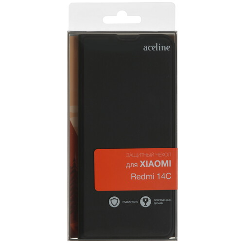 Купить Чехол-книжка  Aceline Kors для Xiaomi Redmi 14C черный  9150762. Характеристики, отзывы и цены в Донецке
