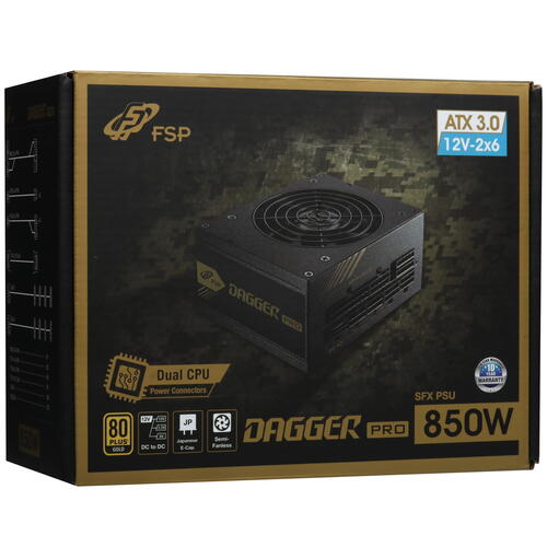 Купить Блок питания FSP DAGGER PRO ATX3.0(PCIe5.0) 850W  5437312. Характеристики, отзывы и цены в Донецке