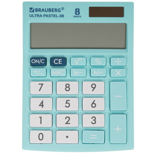 Купить Калькулятор бухгалтерский Brauberg ULTRA PASTEL-08-LB  5044615. Характеристики, отзывы и цены в Донецке