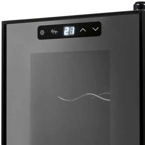 Купить Винный шкаф Tesler WCV-080 черный  1108473. Характеристики, отзывы и цены в Донецке