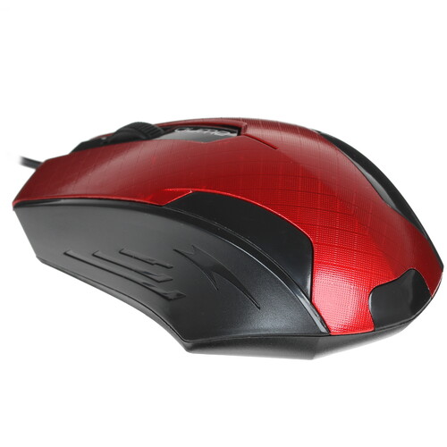 Купить Мышь проводная QUMO Office M14 [24132] красный  1365053. Характеристики, отзывы и цены в Донецке