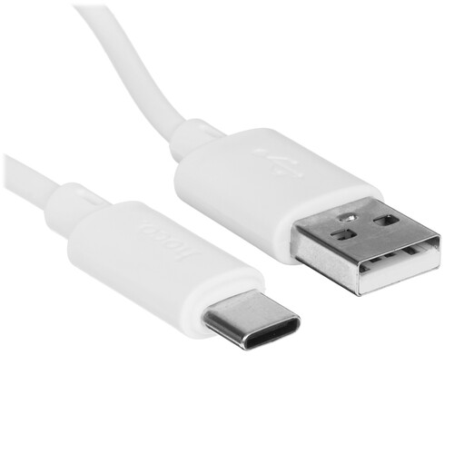 Купить Кабель круглый Hoco USB Type-C - USB 2.0 Type-A белый 1 м  5635353. Характеристики, отзывы и цены в Донецке