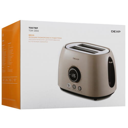 Купить Тостер DEXP TSM-D800 бежевый  9017700. Характеристики, отзывы и цены в Донецке