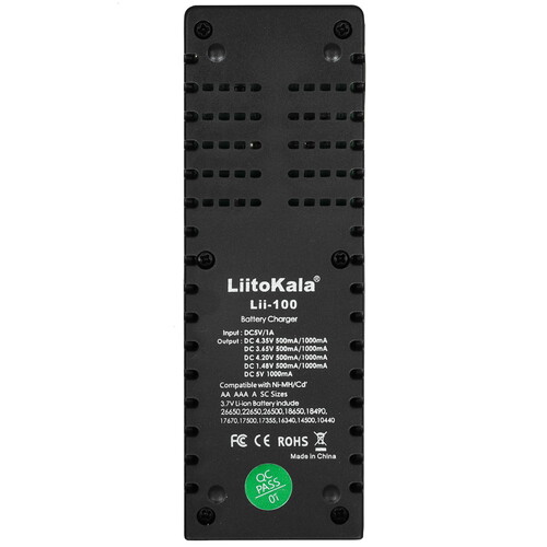 Купить Зарядное устройство LiitoKala Lii-100  9212361. Характеристики, отзывы и цены в Донецке