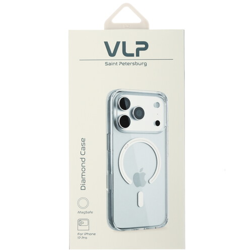 Купить Накладка  VLP Diamond Case для Apple iPhone 17 Pro прозрачный  5640519. Характеристики, отзывы и цены в Донецке