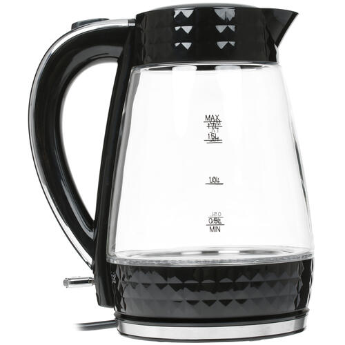 Купить Электрочайник Polaris PWK 1704CGL Diamond черный  1394633. Характеристики, отзывы и цены в Донецке
