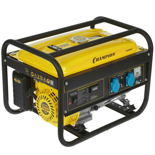 Купить Электрогенератор   бензиновый Champion GG2801  5370315. Характеристики, отзывы и цены в Донецке