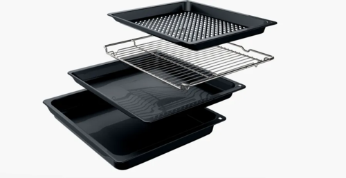 Купить Электрический духовой шкаф Bosch HUA736ER0 серебристый  9286703. Характеристики, отзывы и цены в Донецке