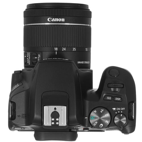 Купить Зеркальный фотоаппарат Canon EOS 250D Kit 18-55mm IS STM черный  5068854. Характеристики, отзывы и цены в Донецке