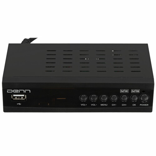 Купить Приставка для цифрового ТВ DENN DDT265 черный  5621435. Характеристики, отзывы и цены в Донецке