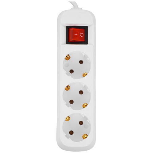 Купить Удлинитель Cadena CDM U3es-3x0.75-1.5m-W белый  9188069. Характеристики, отзывы и цены в Донецке