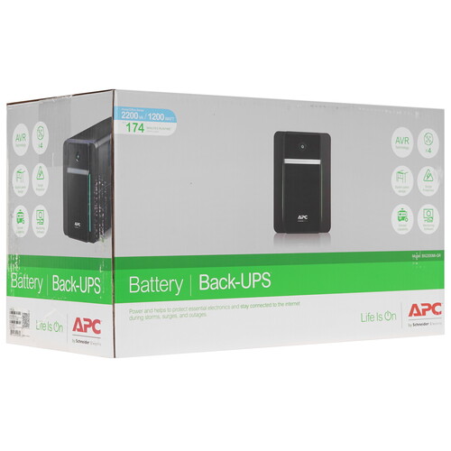 Купить ИБП APC BX2200MI-GR  9902366. Характеристики, отзывы и цены в Донецке