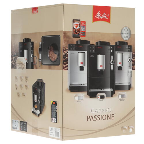 Купить Кофемашина автоматическая Melitta F 530-102 черный  1012655. Характеристики, отзывы и цены в Донецке