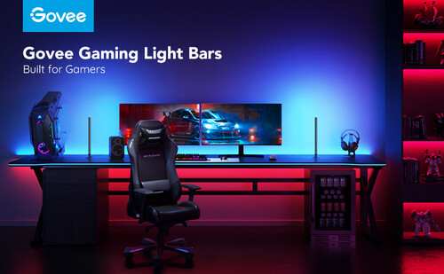 Купить Настольный светильник Govee Gaming Light Bars черный  5488123. Характеристики, отзывы и цены в Донецке