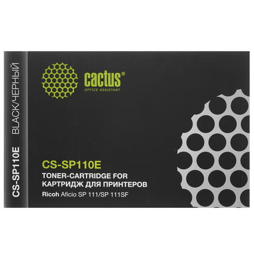 Купить Картридж лазерный Cactus CS-SP110E черный, с чипом  8159201. Характеристики, отзывы и цены в Донецке