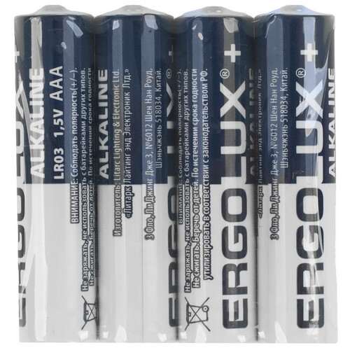 Купить Батарейка Ergolux Alkaline BP-20 AAA (LR03/FR03)  5617136. Характеристики, отзывы и цены в Донецке