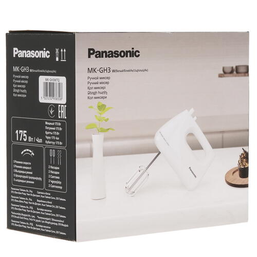 Купить Миксер Panasonic MK-GH3WTQ белый  5358021. Характеристики, отзывы и цены в Донецке