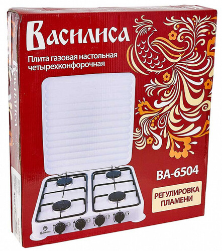 Купить Газовая плитка Василиса ВА-6504 белый  5300199. Характеристики, отзывы и цены в Донецке