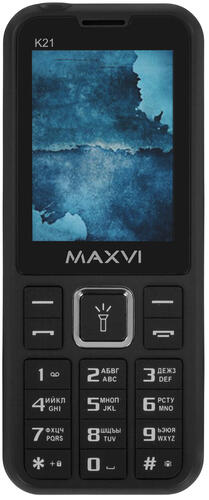 Купить Сотовый телефон Maxvi K21 черный  9922639. Характеристики, отзывы и цены в Донецке