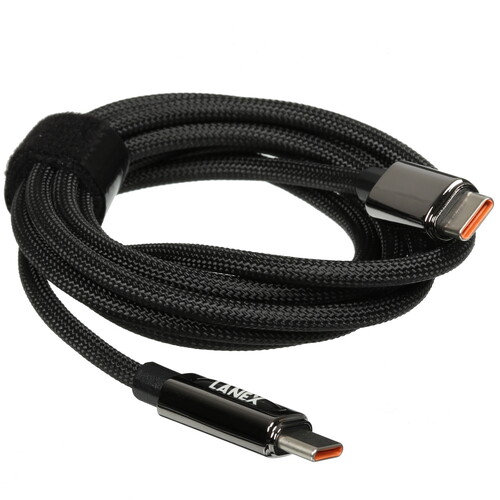 Купить Кабель круглый LANEX USB Type-C - USB Type-C черный 1.5 м  9280476. Характеристики, отзывы и цены в Донецке