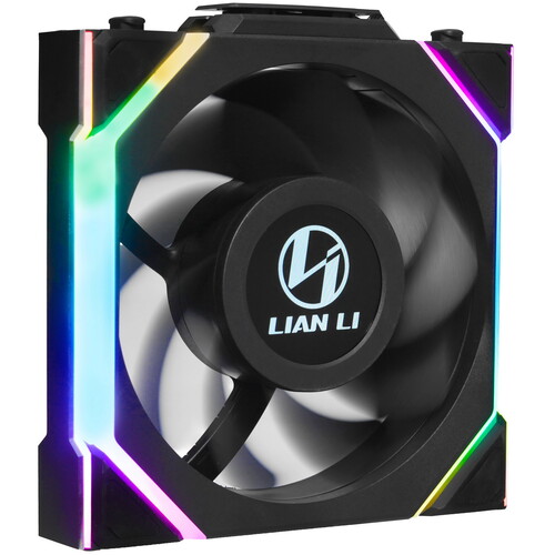 Купить Реверсный вентилятор LIAN LI UNI FAN SL WIRELESS LCD 120 Reverse Blade [G99.12RSLLCD1W1B.R0] черный  5604351. Характеристики, отзывы и цены в Донецке