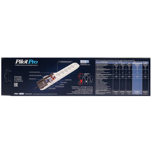 Купить Сетевой фильтр Pilot Pro v23 белый  5441981. Характеристики, отзывы и цены в Донецке