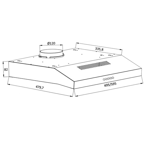 Купить Вытяжка подвесная DEXP SH60-SV0B черный/черный  9279028. Характеристики, отзывы и цены в Донецке
