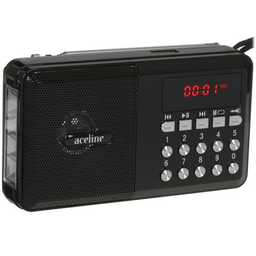 Купить Радиоприемник Aceline AR330 черный  4703686. Характеристики, отзывы и цены в Донецке
