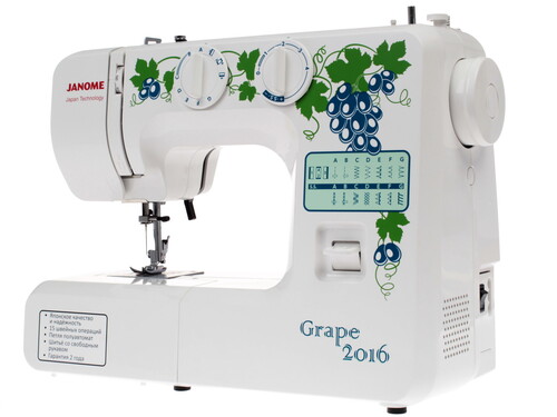 Купить Швейная машина Janome Grape2016  1086564. Характеристики, отзывы и цены в Донецке