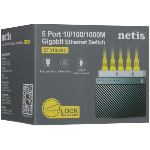 Купить Коммутатор NETIS ST3105GC  5474181. Характеристики, отзывы и цены в Донецке