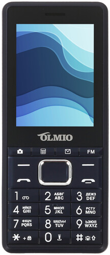 Купить Сотовый телефон Olmio A25 синий/черный  9155946. Характеристики, отзывы и цены в Донецке