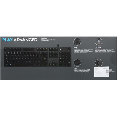 Купить Клавиатура  проводная Logitech G512 Carbon  5095481. Характеристики, отзывы и цены в Донецке