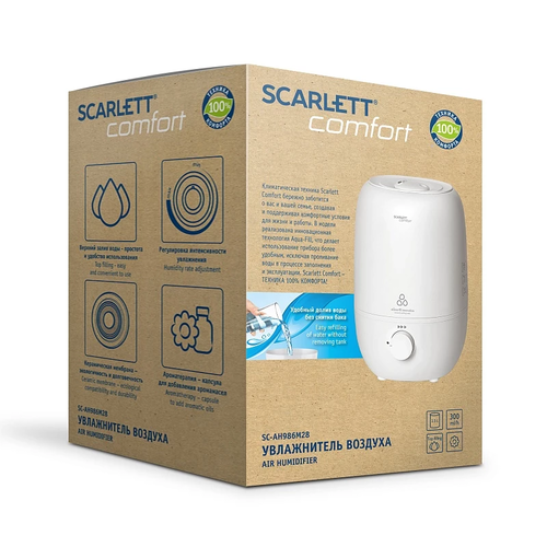 Купить Увлажнитель воздуха Scarlett SC-AH986M28  9184024. Характеристики, отзывы и цены в Донецке