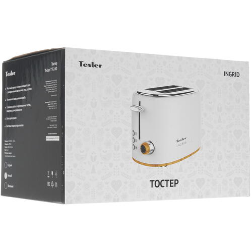 Купить Тостер TESLER TT-240 белый  8161054. Характеристики, отзывы и цены в Донецке