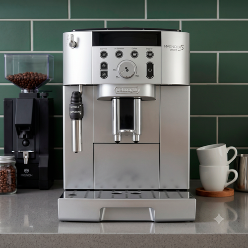Купить Кофемашина автоматическая DeLonghi Magnifica S Smart ECAM 250.31.SB серебристый  5301782. Характеристики, отзывы и цены в Донецке