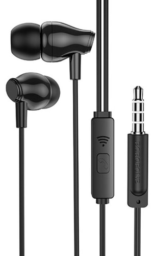 Купить Проводные наушники Borofone BM61 черный 2024  5465121. Характеристики, отзывы и цены в Донецке