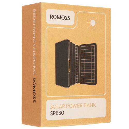 Купить Портативный аккумулятор Romoss Sense SPB30 черный  5476328. Характеристики, отзывы и цены в Донецке