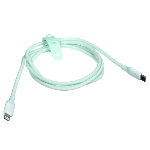 Купить Кабель круглый Ugreen Lightning 8-pin MFI - USB Type-C зеленый 1 м  9983419. Характеристики, отзывы и цены в Донецке