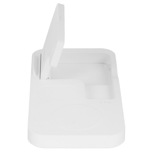 Купить Беспроводное зарядное устройство Kitfort КТ-3747 белый  9269899. Характеристики, отзывы и цены в Донецке