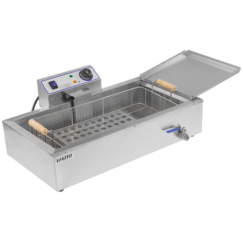 Купить Фритюрница Viatto EF-16L-TS серебристый  9126321. Характеристики, отзывы и цены в Донецке