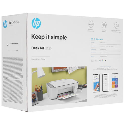 Купить МФУ струйное HP DeskJet 2720е  5449602. Характеристики, отзывы и цены в Донецке