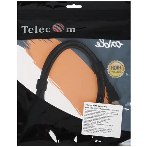 Купить Кабель  Telecom HDMI - mini HDMI, 1 м  5471420. Характеристики, отзывы и цены в Донецке