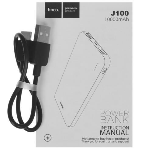 Купить Портативный аккумулятор Hoco J100 черный  5456256. Характеристики, отзывы и цены в Донецке