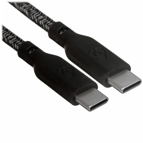 Купить Кабель круглый uBear USB Type-C - USB Type-C черный 2.4 м  5466122. Характеристики, отзывы и цены в Донецке